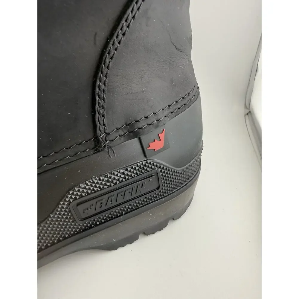 NWOBBaffin Maple Leaf Waterproof Insulated Snow Womens Black Casual Boots Size 7
